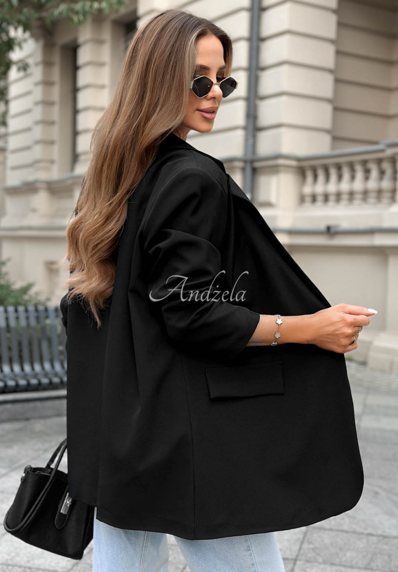 Blazer mit Kragen Silent Charm Schwarz