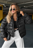 Pikowana Jacke z dzianinowymi wstawkami Secret Note Beige