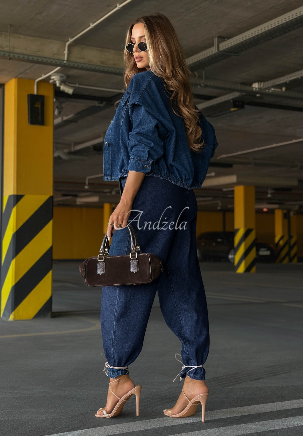Denim-Set Jacke und Hose Just Wonder Dunkelblau