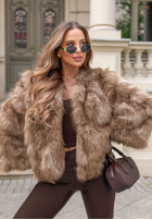 Krótkie futerko Autumn Ritual Beige