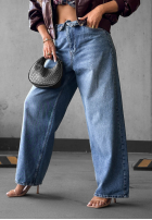 Jeans Hose balloon Vanilla Chai Blau