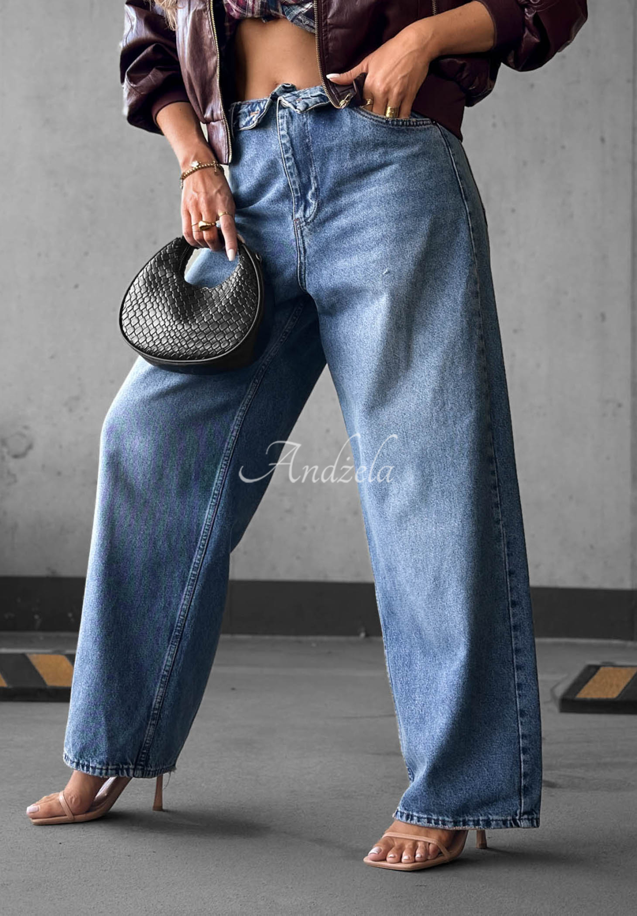 Jeanshose straight Vanilla Chai Blau