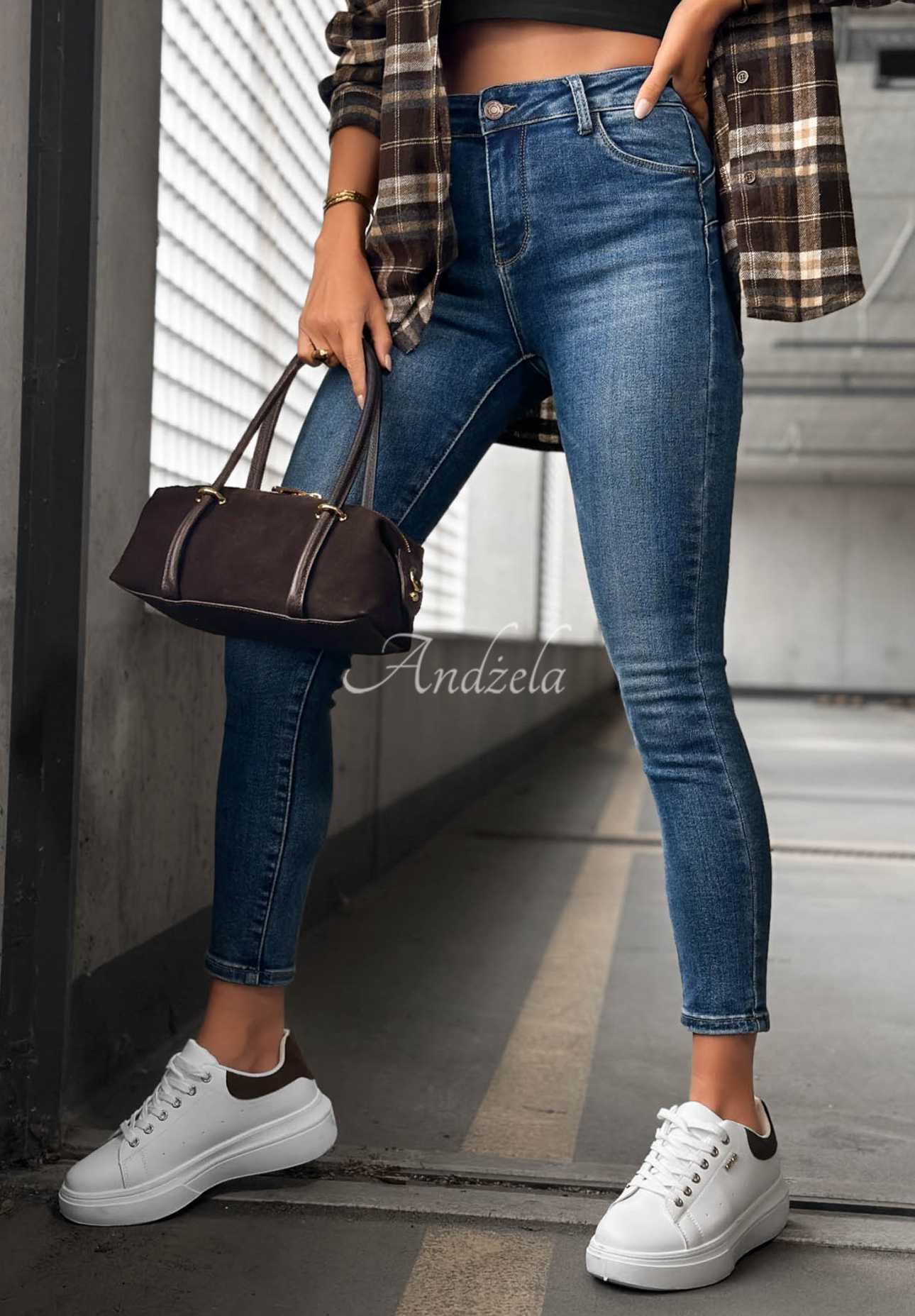 Jeanshose skinny Perfect Shape Blau