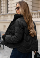 Krótka puchowa Jacke Last Thing Schwarz