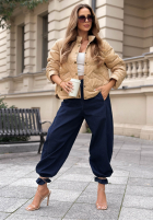 Krótka puchowa Jacke Last Thing Beige