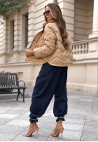 Krótka puchowa Jacke Last Thing Beige