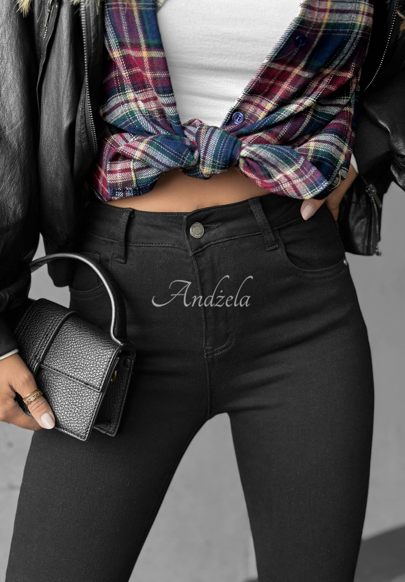 Skinny Jeans Denim Vibes Schwarz