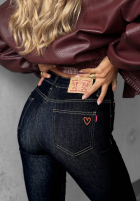 Hose Jeans skinny Denim Glow Dunkelblau