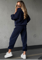 Sztruksowy Set Sweatshirt i Hose Quiet Confidence Schokoladenbraun