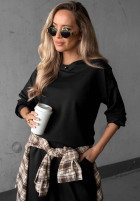 Sweat Set Sweatshirt i Hose Simple Moments Schokoladenbraun