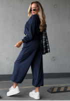 Sweat Set Sweatshirt i Hose Simple Moments Schokoladenbraun