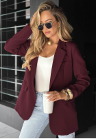 Blazer oversize Best Version Burgunderrot