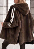 Wełniana Jacke alpaka z angorą Choose Me First Schokoladenbraun II