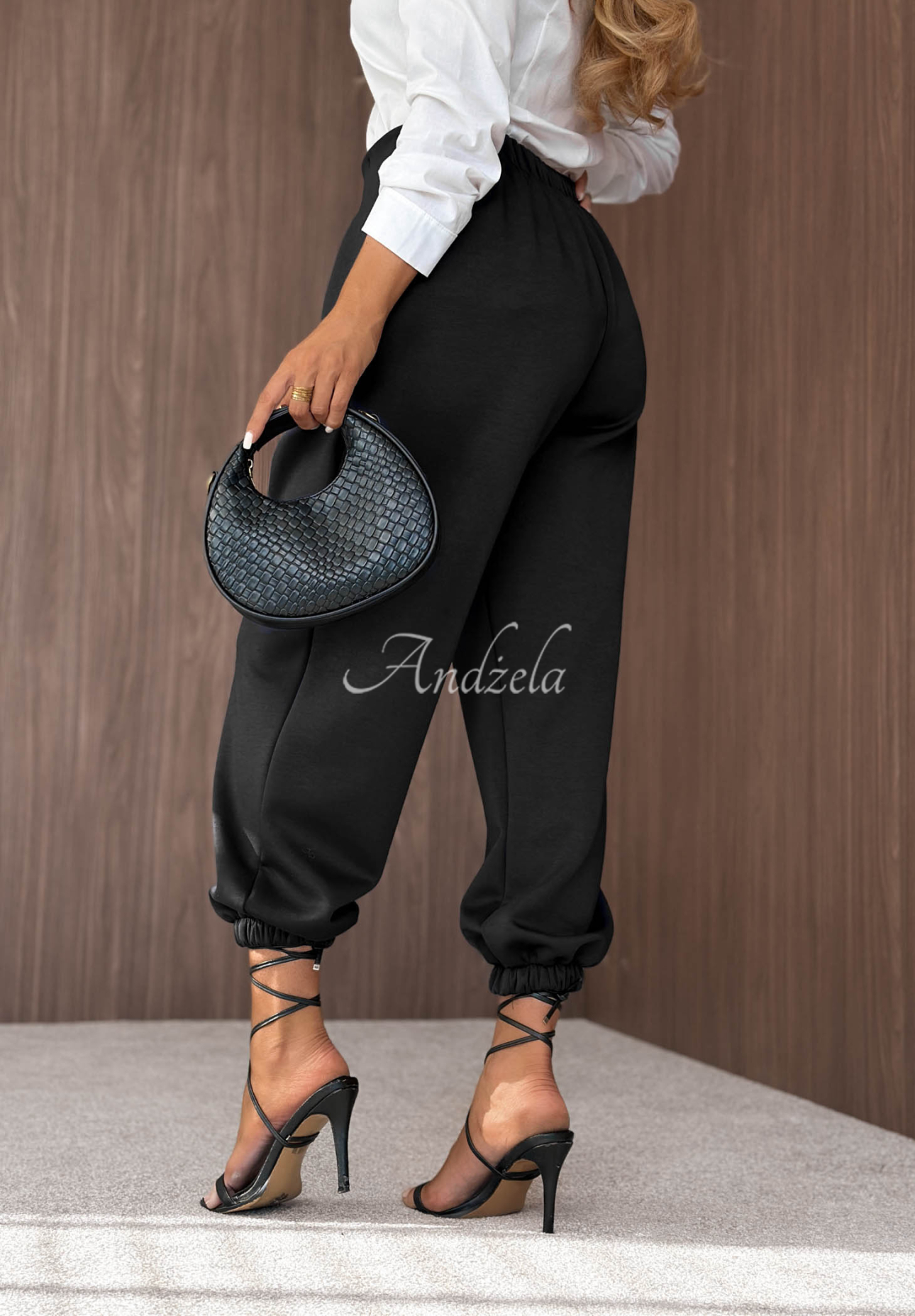 Viskosehose mit Bündchen What You Wanted Schwarz