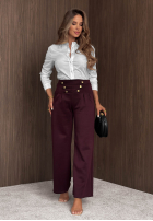 Material Hose wide leg Gentle Pause Beige