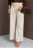 Material Hose wide leg Gentle Pause Beige