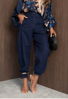 Hose Jeans balloon Iconic Fit dunkelblau