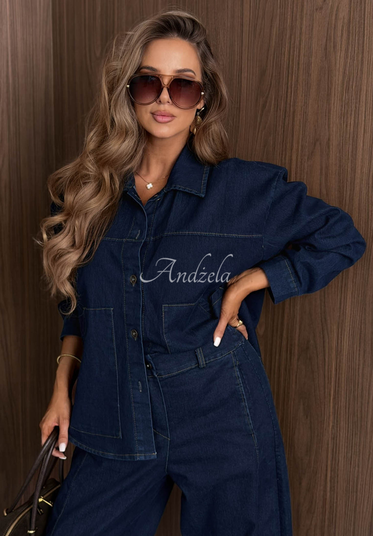 Jeansjacke Iconic Fit dunkelblau