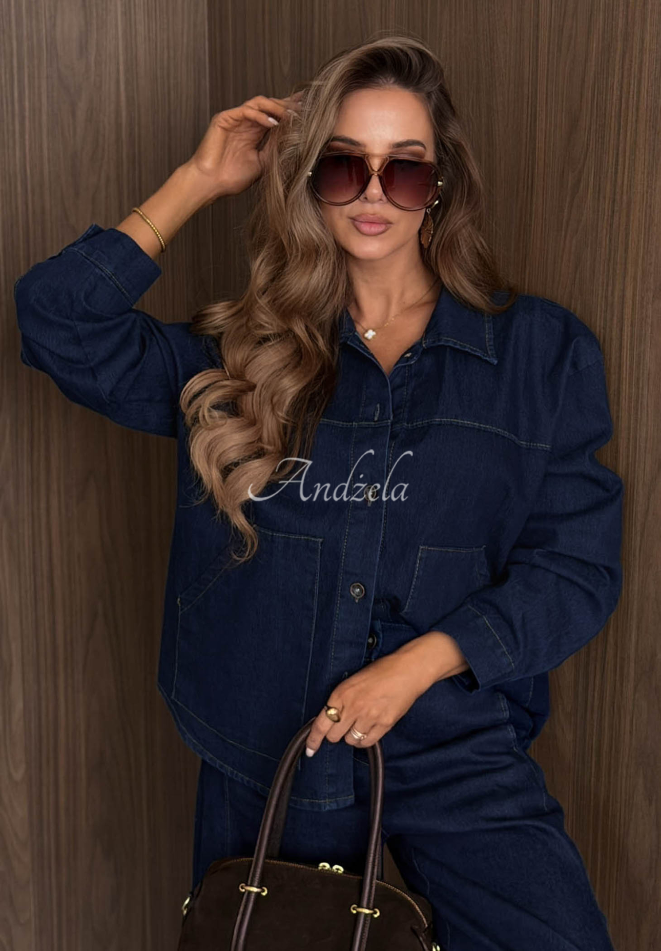 Jeansjacke Iconic Fit dunkelblau