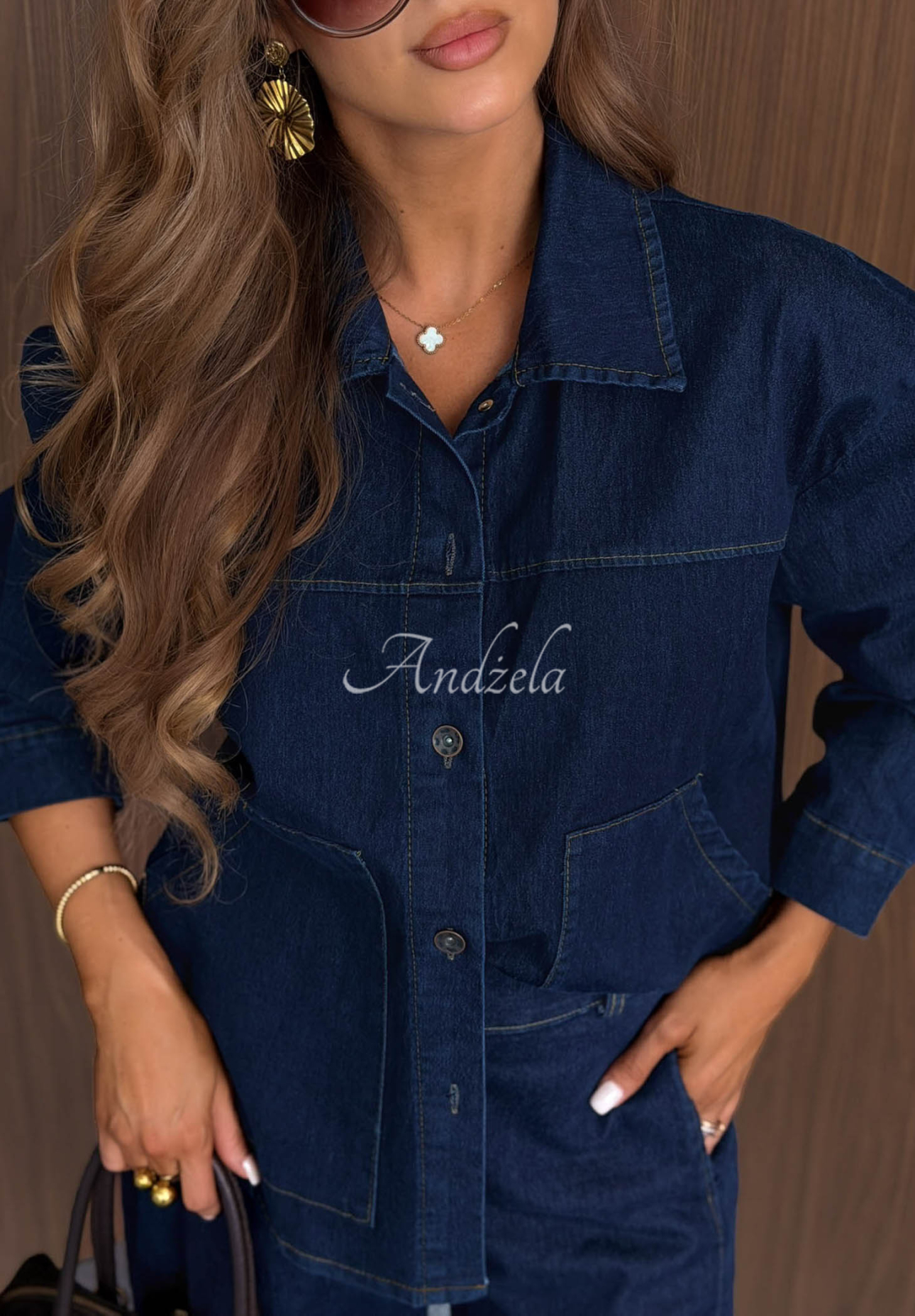 Jeansjacke Iconic Fit dunkelblau