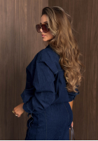Jeans Jacke Urban Denim ciemnoniebieska