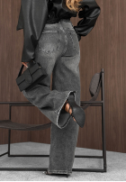 Hose Jeans banana Cloudy Mood Grau
