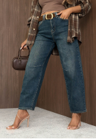 Hose Jeans balloon Never Enough Blau