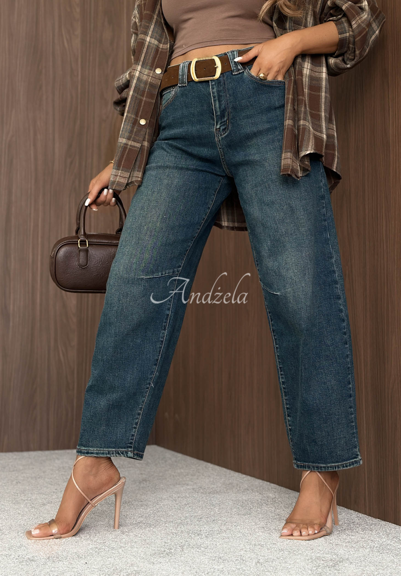 Jeanshose Ballon Never Enough Blau