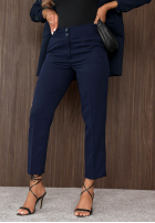 Eleganckie Hose Chinohose Runway Ready Schwarz