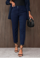 Eleganckie Hose Chinohose Runway Ready Schwarz