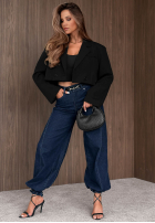 Krótka Blazer Modern Aura Schwarz