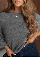 Miękki Pullover oversize Soft Power Schokoladenbraun