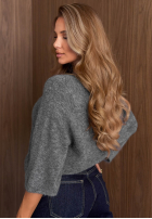 Miękki Pullover oversize Soft Power Schokoladenbraun