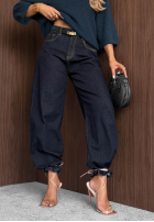 Hose Jeans banana Fall Ready Schokoladenbraun