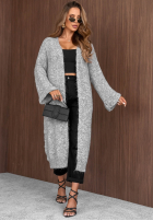 Długi Cardigan Cozy Haven Schwarz