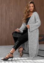 Długi Cardigan Cozy Haven Schwarz