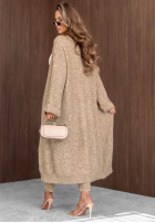 Długi Cardigan Cozy Haven Schwarz