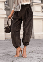 Sztruksowe Hose joggery September Edit Beige