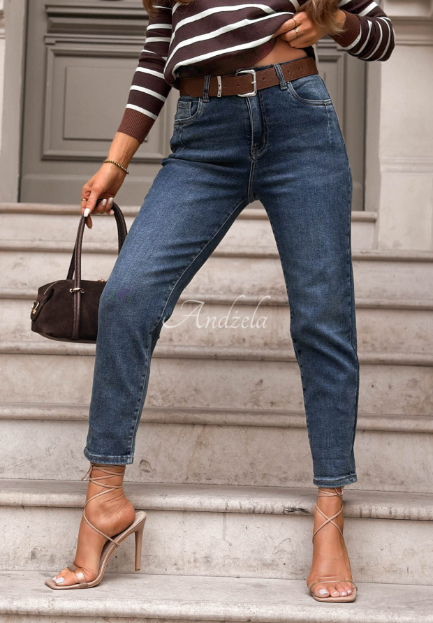 Jeanshose baggy fit Still Moments dunkelblau