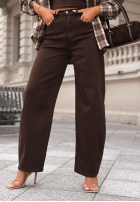 Hose Jeans banana Fall Ready Schokoladenbraun
