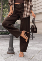 Hose Jeans banana Fall Ready Schokoladenbraun