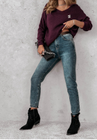 Pullover z dekoltem Caffe Latte Gelb