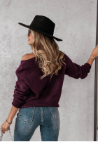 Pullover z dekoltem Caffe Latte Gelb