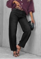 Hose Jeans z paskiem Nothing Serious Dunkelgrau