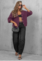 Hose Jeans z paskiem Nothing Serious Dunkelgrau