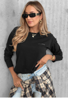 Bawełniana Bluse z długim rękawem Simple Chic Ecru