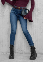 Hose Jeans skinny z paskiem For No Reason Blau