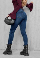 Hose Jeans skinny z paskiem For No Reason Blau