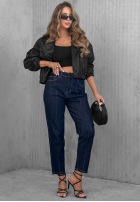 Hose Jeans z przeszyciami Busy Today ciemnogranatowe