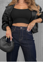 Hose Jeans z przeszyciami Busy Today ciemnogranatowe